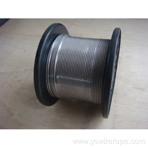 304 stainless steel wire rope 7x19 12.0mm